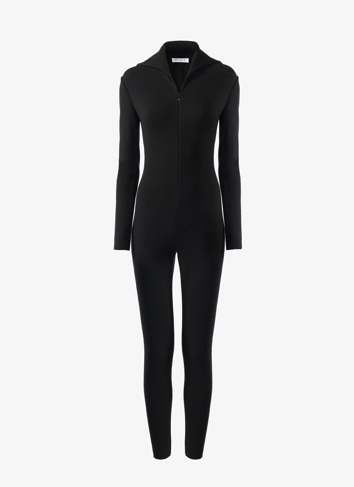 Minimalist Jumpsuit in wool ALAÏA BLACK MINIMALIST JUMPSUIT IN WOOL